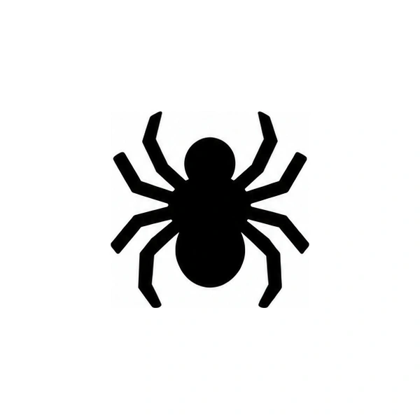 Spider pumpkin pattern