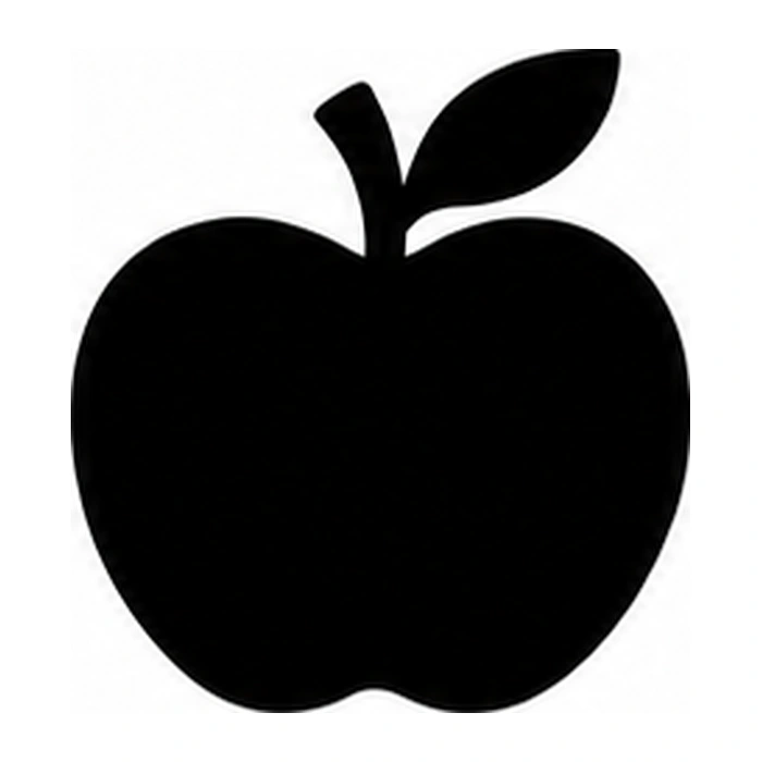 Round apple pumpkin pattern