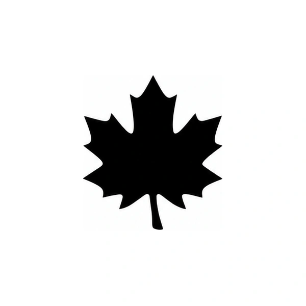 Maple leaf pumpkin pattern