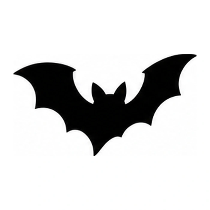 Flying broad-wing bat pumpkin pattern