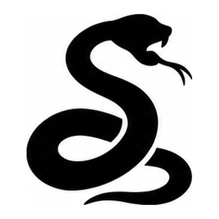 Coiled snake pumpkin pattern