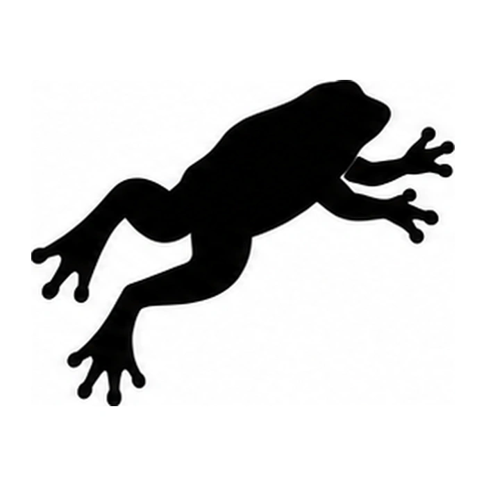 Leaping toad pumpkin pattern