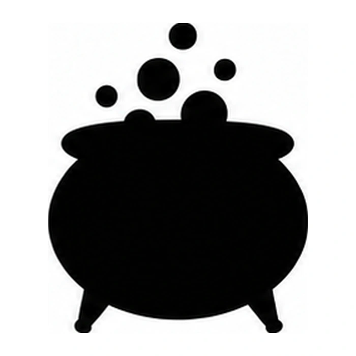 Bubbling cauldron II pumpkin pattern