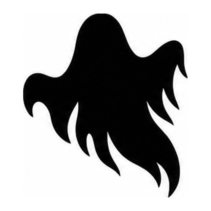 Floating sheet ghost pumpkin pattern