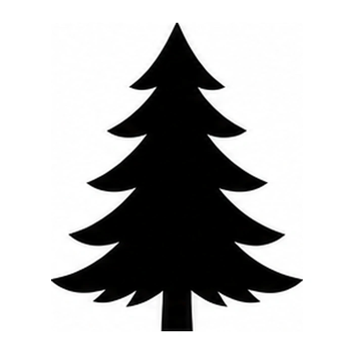 Tall pine tree pumpkin pattern