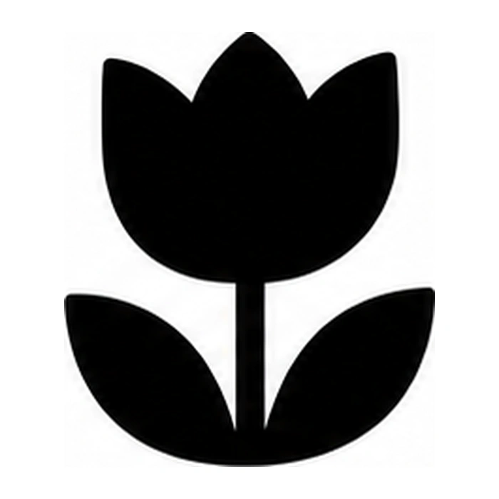 Simple tulip pumpkin pattern