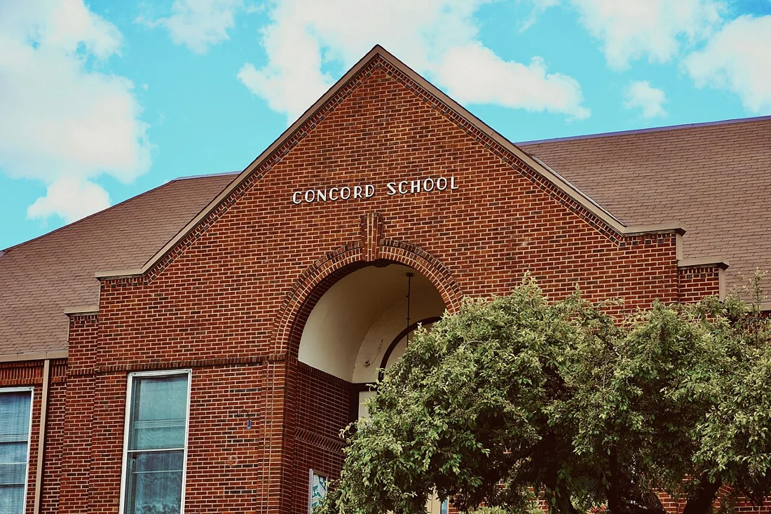 Concord School in Oak Grove, Oregon, photographed June 5, 2021. Location context; Halloween activity is not pictured.