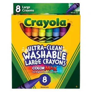Crayola 8-count washable large crayons